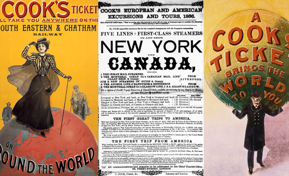 פרסומת לטיולים, כולל ליברפול לניו יורק בשנת 1866