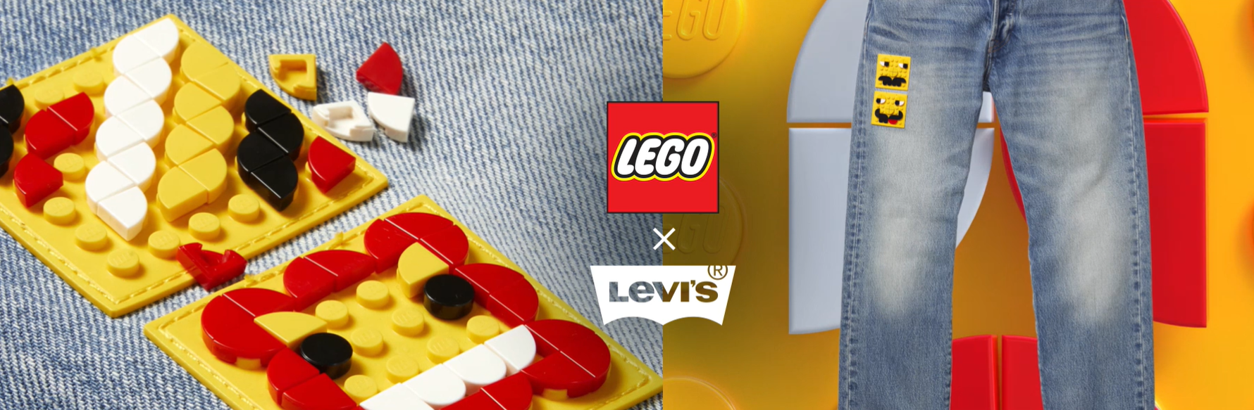קוביות המשחק על הבגדים. שיתוף הפעולה בין החברות LEGO & Levi’s
